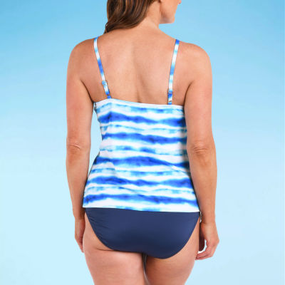 Sonnet Shores Striped Tankini Swimsuit Top