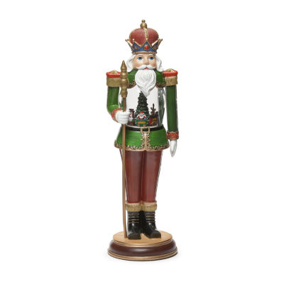 Roman 18in Musical Led Nutcracker Plays Music Christmas Tabletop Decor