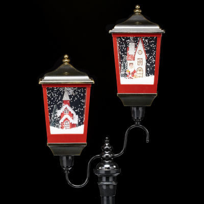 Roman 78in Musical Led Double Lamp Plays Music Christmas Tabletop Decor