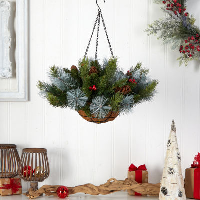 Nearly Natural Hanging Basket Artificial Plant