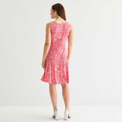Perceptions Womens Floral Jacket Dress