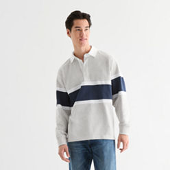 ★★Adairs★★ GoTu Long Sleeve Rugby Polo Shirt IQ2972 adidas - Men's Go-To Long Sleeve Rugby Polo Shirt (IQ2972