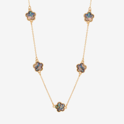 Bijoux Bar Womens 16 Inch Link Chain Necklace