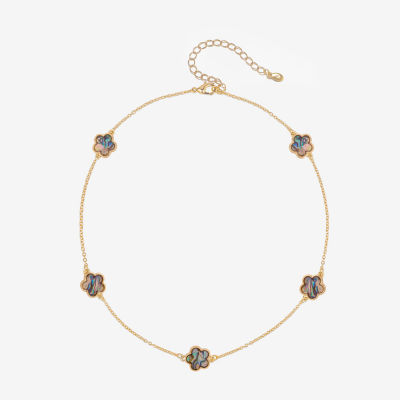 Bijoux Bar Womens 16 Inch Link Chain Necklace