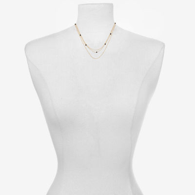 Bijoux Bar Womens 16 Inch Link Chain Necklace