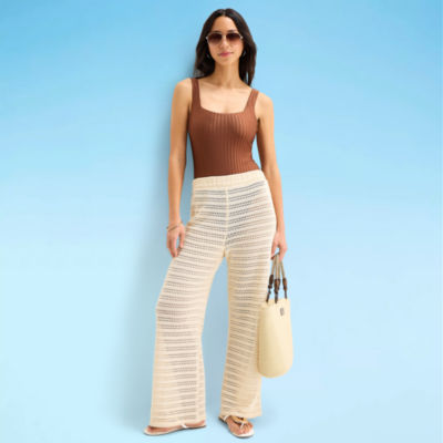 Mynah Womens Striped Swim Pants