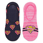 2 Pair Liner Socks - Supergirl