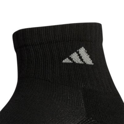 adidas Mens Multi-Pack 6 Pair Big and Tall Quarter Ankle Socks