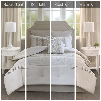 510 Design Lynda 8-pc.Midweight Embroidered Comforter Set