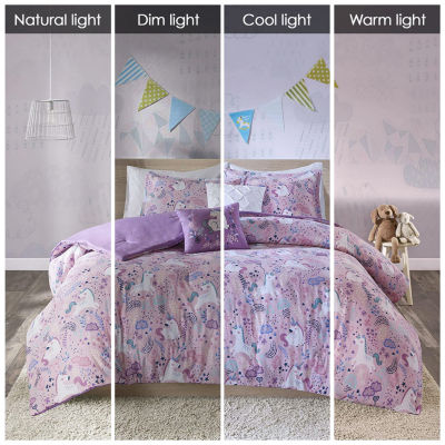 Intelligent Design Ella 100% Cotton Duvet Cover Set with Decorative Pillows