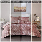 Intelligent Design Isabel Velvet Comforter Set with decorative pillow