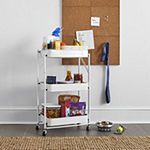 Rethink Your Room Back To Campus White Utility Cart