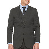 J.M. Haggar Premium Stretch Suit Jacket 42 REGULAR Dark Blue Classic Fit  HZ80182