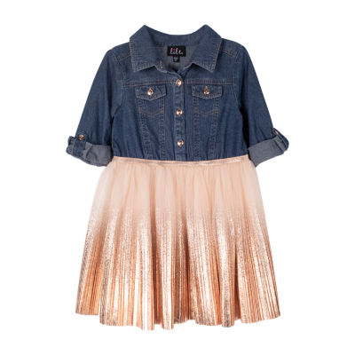 Zunie denim outlet tutu dress