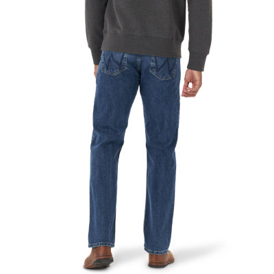 Wrangler® Mens Stretch Straight Leg Relaxed Fit Jean