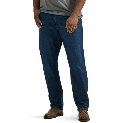 Lee Legendary Denim Big and Tall Mens Stretch Fabric Relaxed Fit Jean