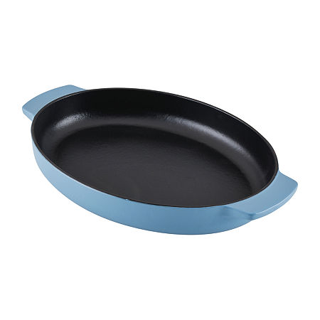 KitchenAid Enameled Cast Iron 2.5-qt. Au Gratin Roasting Pan, One Size, Blue