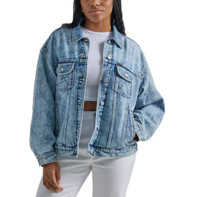 Wrangler Girlfriend Lightweight Denim Jacket, Color: Moonchild - JCPenney