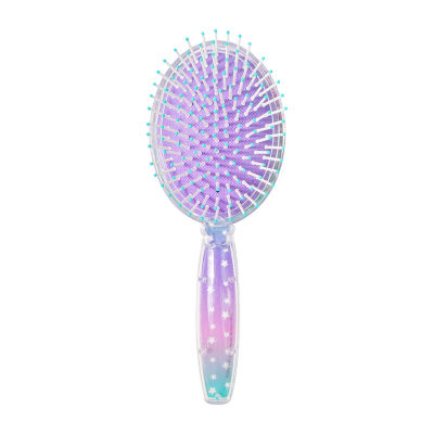 Afro Unicorn Star Glitter Hair Brush