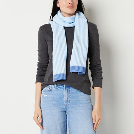 Mixit Colorblock Oblong Scarf, One Size, Blue