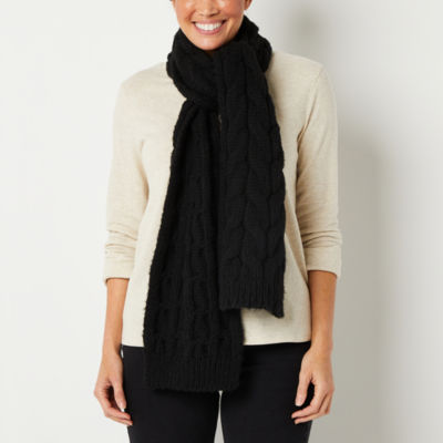 Liz Claiborne Cable Knit Oblong Scarf