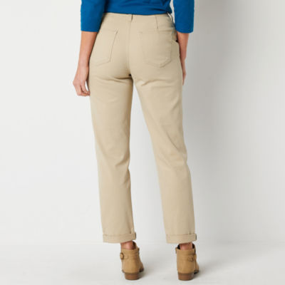 St. John's Bay-Tall Womens Mid Rise Skinny Pull-On Pants