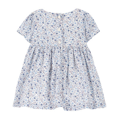 Oshkosh Baby Girls Short Sleeve Fitted A-Line Dress