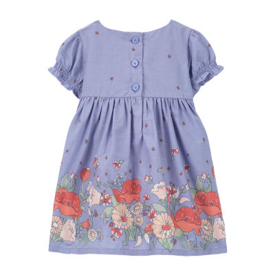 Oshkosh Baby Girls Short Sleeve Puffed A-Line Dress