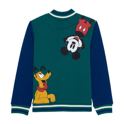 Disney Collection Little & Big Boys Mickey and Friends Midweight Bomber Jacket