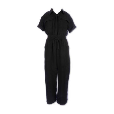 Speechless Big Girls Short Sleeve Jumpsuit