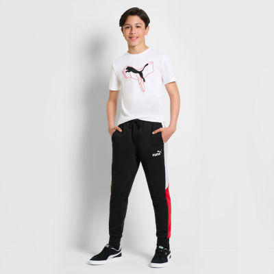 PUMA Big Boys Cuffed Fleece Jogger Pant MainPlace Mall