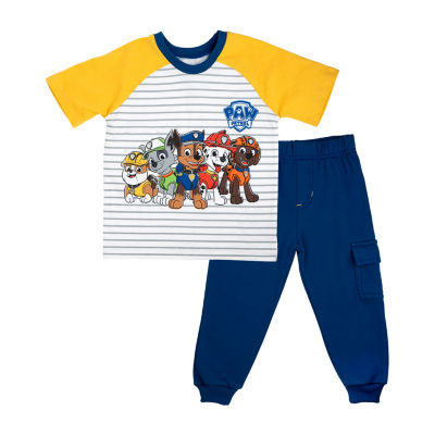 Toddler boys 2 pc fleece paw patrol pant set color white jcpenney