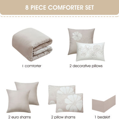 Stratford Park Illana 8-pc. Lightweight Comforter Set