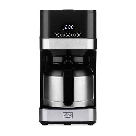 Melitta Drip 8-Cup Programmable Coffee Maker, One Size, Black