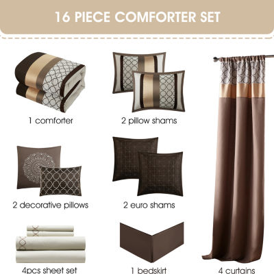 Stratford Park Mirza 16-pc. Lightweight Comforter Set