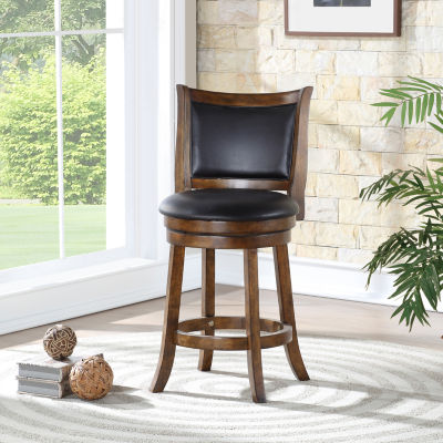 Bristol Counter Height Upholstered Swivel Bar Stool