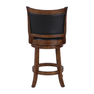 Bristol Counter Height Upholstered Swivel Bar Stool