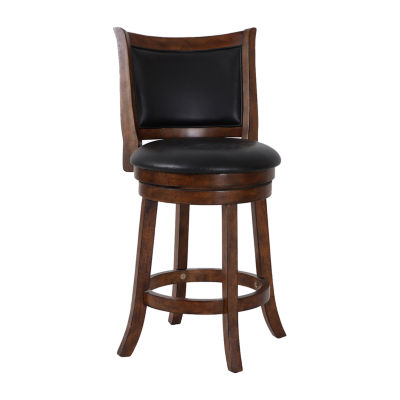 Bristol Counter Height Upholstered Swivel Bar Stool