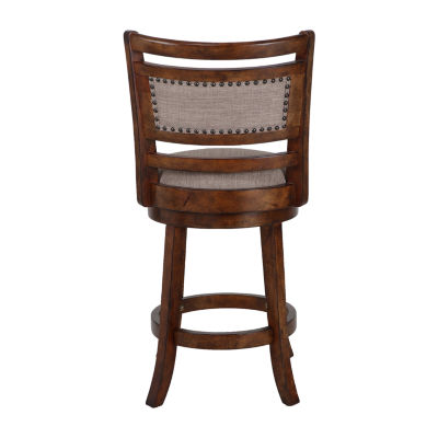 Aberdeen Counter Height Upholstered Swivel Bar Stool