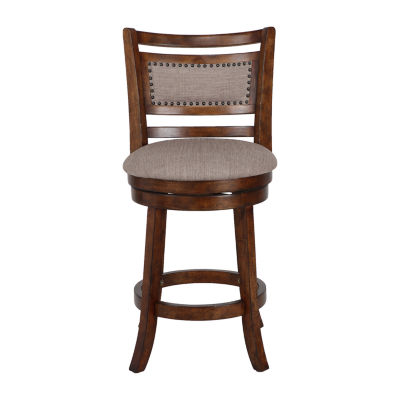 Aberdeen Counter Height Upholstered Swivel Bar Stool