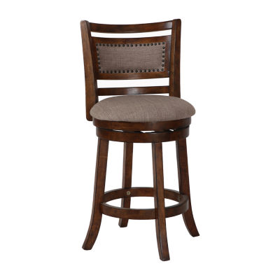 Aberdeen Counter Height Upholstered Swivel Bar Stool