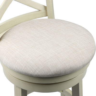 York Counter Height Upholstered Swivel Bar Stool