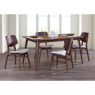 Oscar Rectangular Wood-Top Dining Table