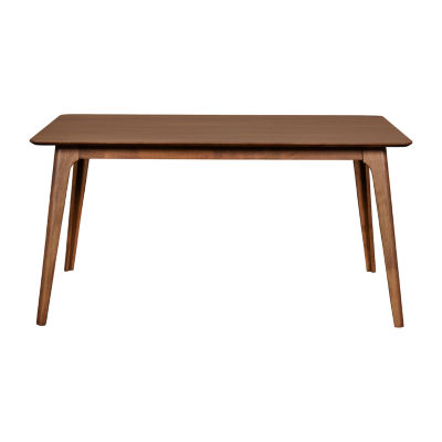 Oscar Rectangular Wood-Top Dining Table