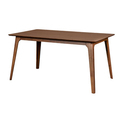 Oscar Rectangular Wood-Top Dining Table