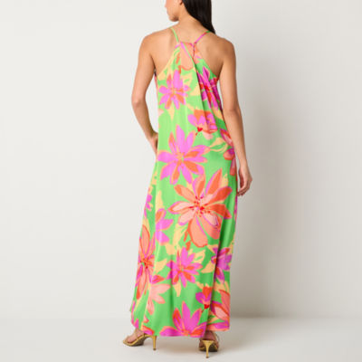 Be by CHETTA B Sleeveless Floral Maxi Dress