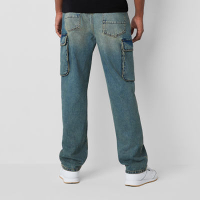 Arizona Mens Loose Fit Cargo Jean