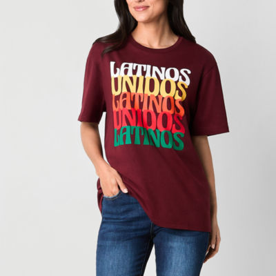 Hope & Wonder Hispanic Heritage Month Unisex Adult 'Latinos Unidos' Short Sleeve T-Shirt