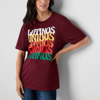 Hope & Wonder Hispanic Heritage Month Unisex Adult 'Latinos Unidos' Short Sleeve T-Shirt