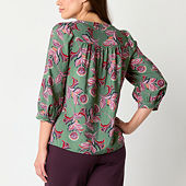 Petite Blouses Tops for Women JCPenney